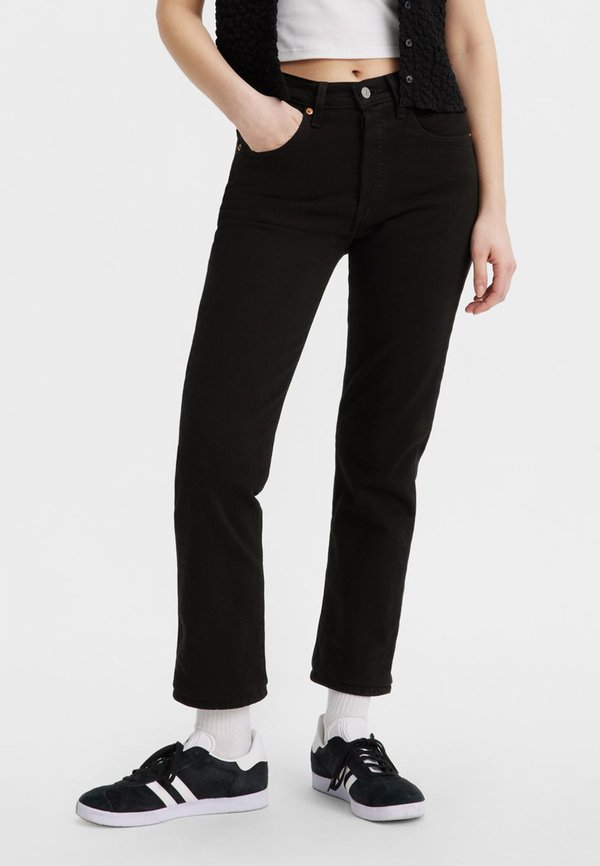 Levi's® 501® CROP - Straight leg jeans - black sprout