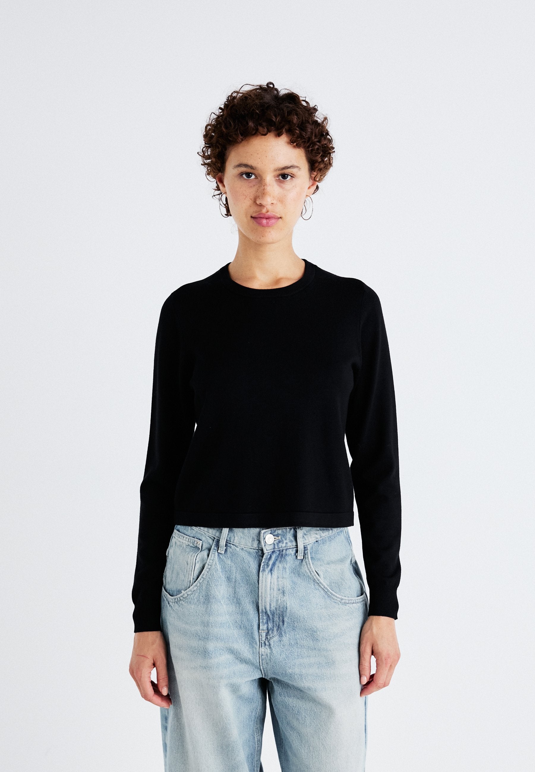 Vero Moda VMSILJE LS V-NECK PULLOVER GA NOOS