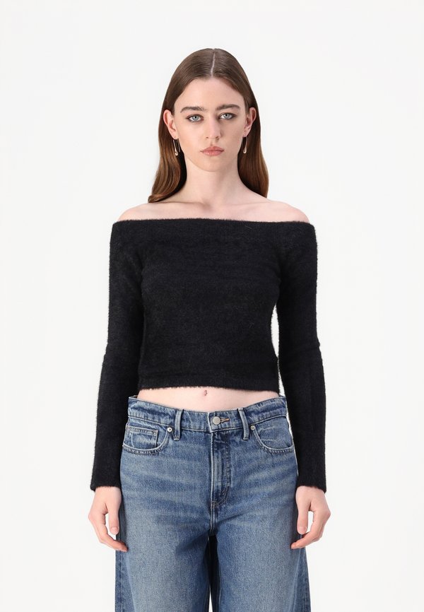 Good American OFF SHOULDER LONG SLEEVE