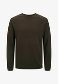 Jack & Jones LANGARM EHILL - Jumper - dunkelbraun