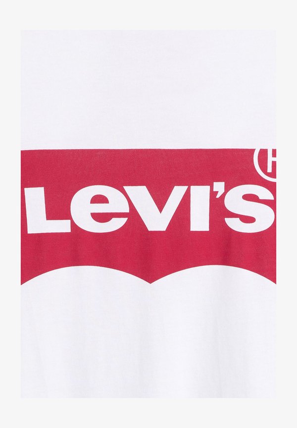 Levi's® THE PERFECT TEE - Print T-shirt - woodgrain batwing/white