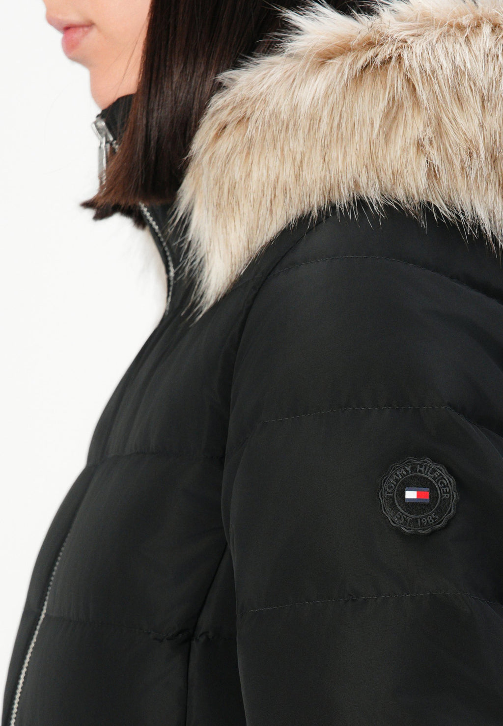 SLIM JACKET WITH FUR Media 6