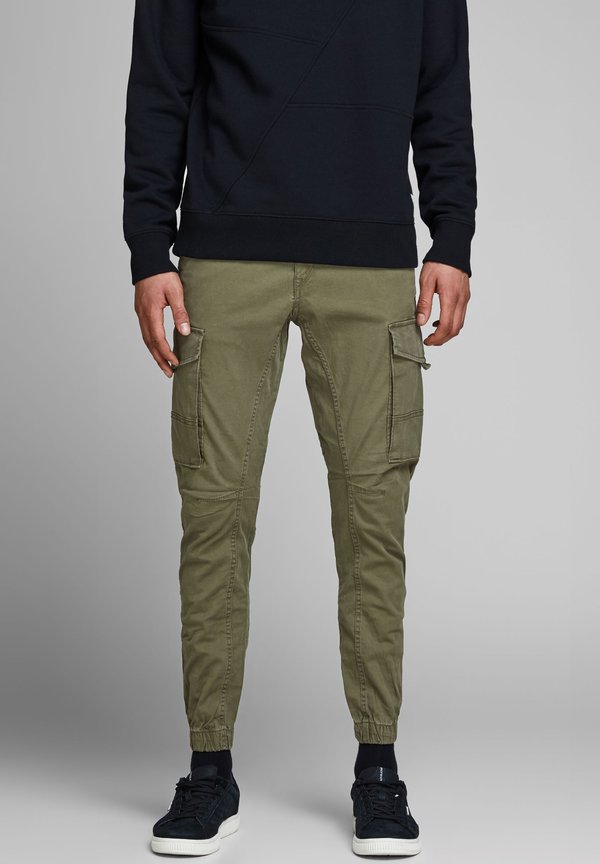 Jack & Jones PAUL FLAKE  - Cargo trousers - Green
