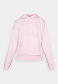 adidas Sportswear ESSENTIALS SMALL LOGO FEEL COZY HOODIE - Hoodie - clear pink/white