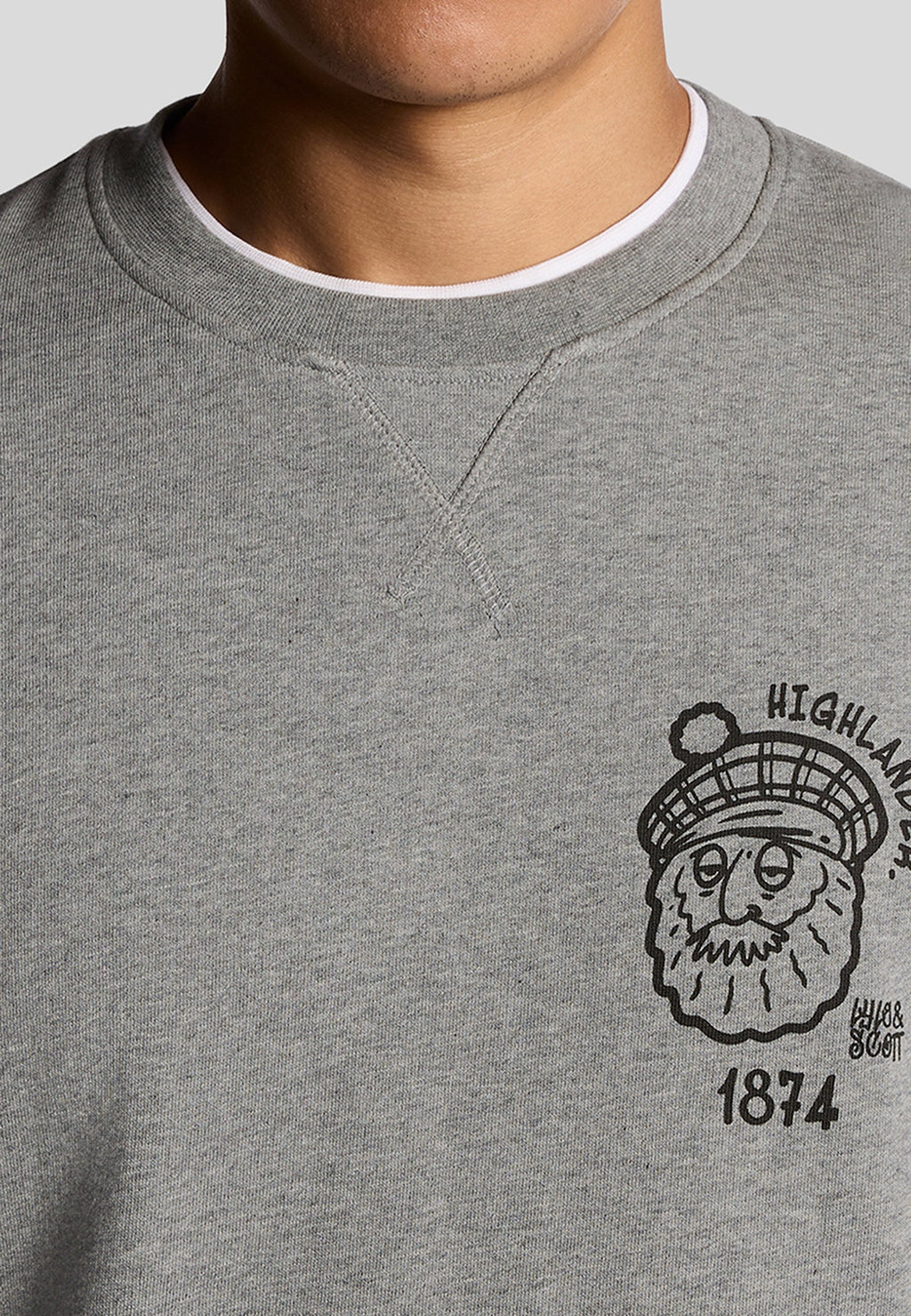 Lyle & Scott MID LAYERS HIGHLANDER GRAPHIC