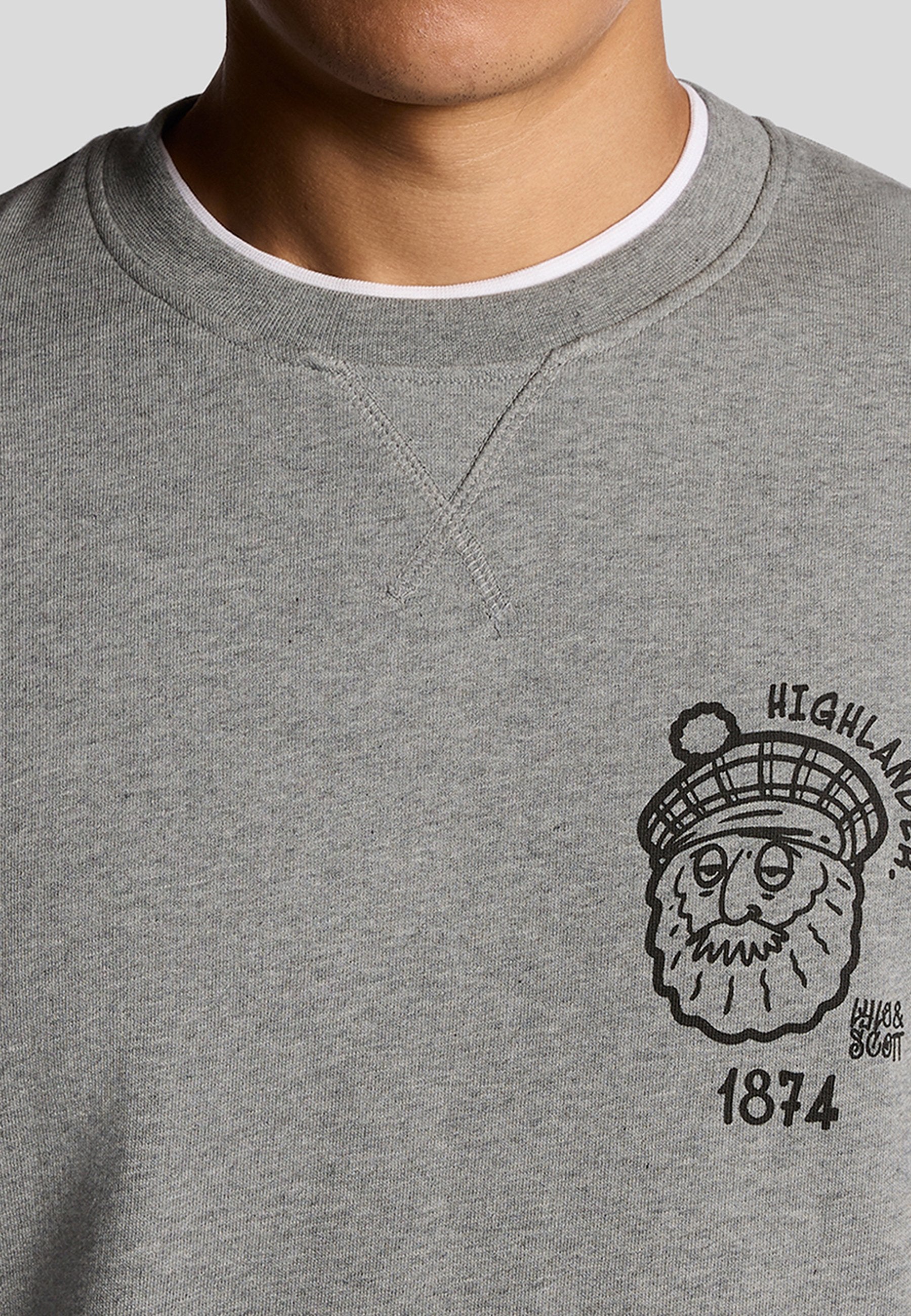 Lyle & Scott MID LAYERS HIGHLANDER GRAPHIC