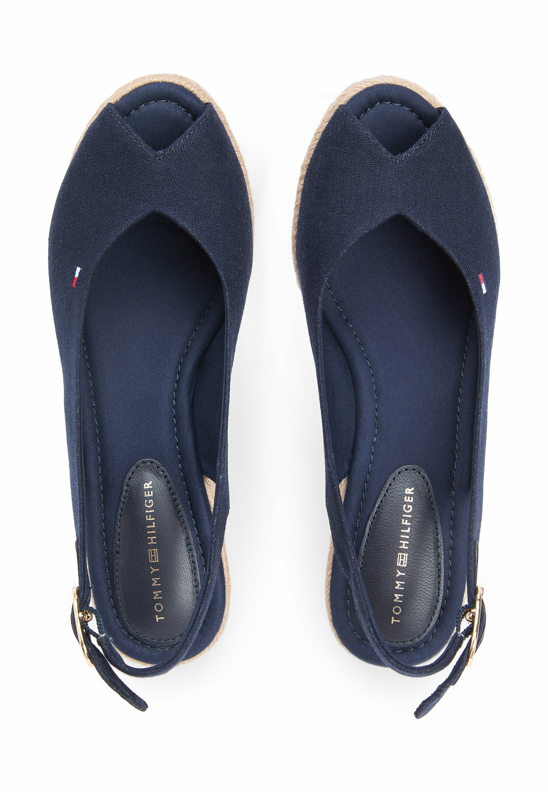 HEMP SLINGBACK WEDGE ESPADRILLES Media 3