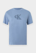 Calvin Klein Jeans CLASSIC SEASONAL GRAPHIC TEE - Print T-shirt - dusty sailor blue