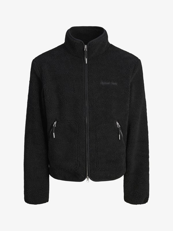 Jack & Jones Teddy Plus Size Teddy - Fleece jacket - black