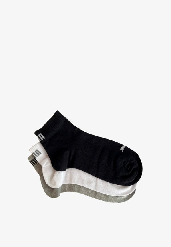 Puma 3 PACK - MULTI - Socks - grey/white/black