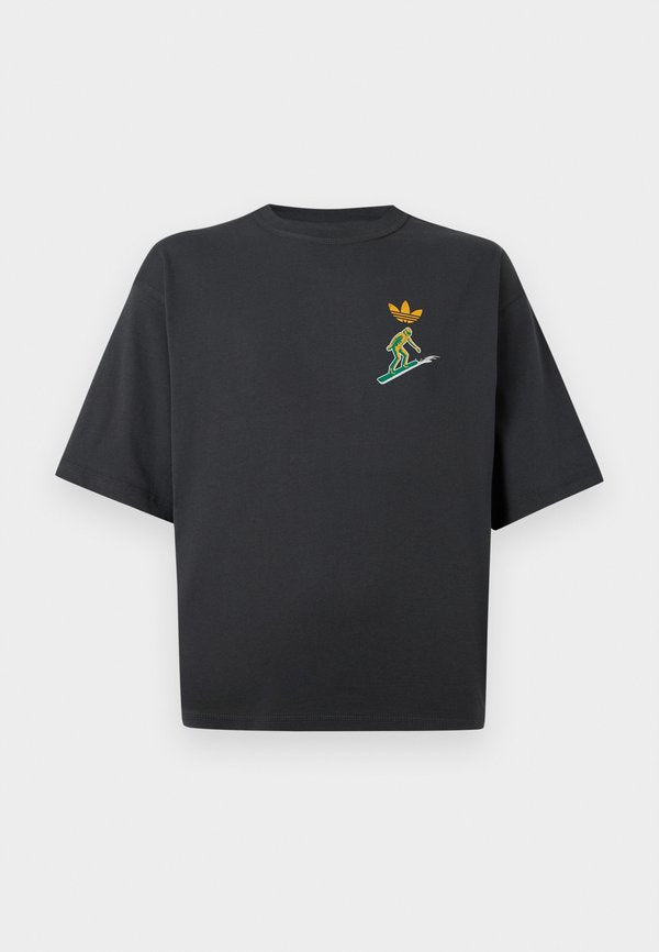 adidas Originals SKI CLUB UNISEX - Print T-shirt - carbon