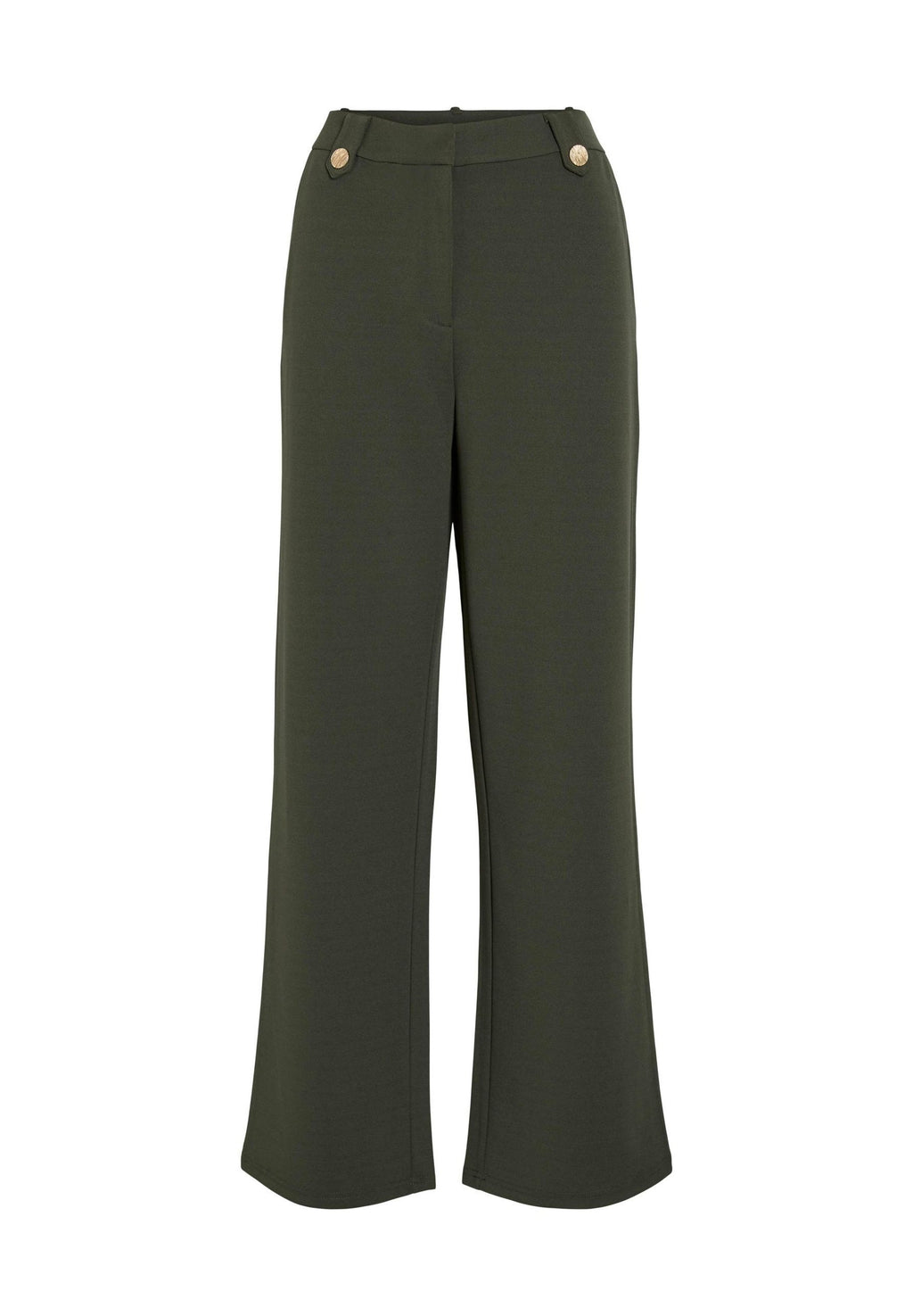 VILA VICLUA HW WIDE BUTTON PANTS- NOOS