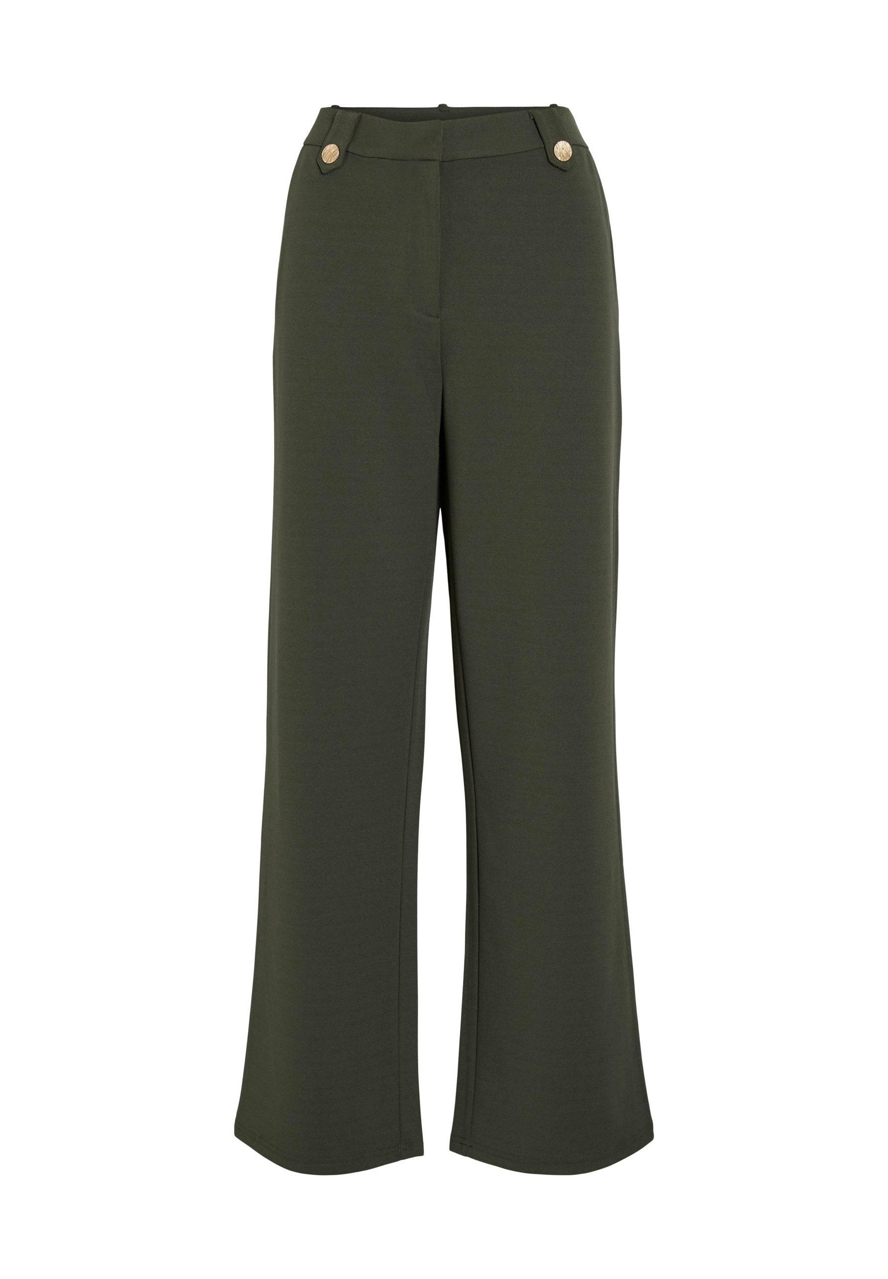 VILA VICLUA HW WIDE BUTTON PANTS- NOOS