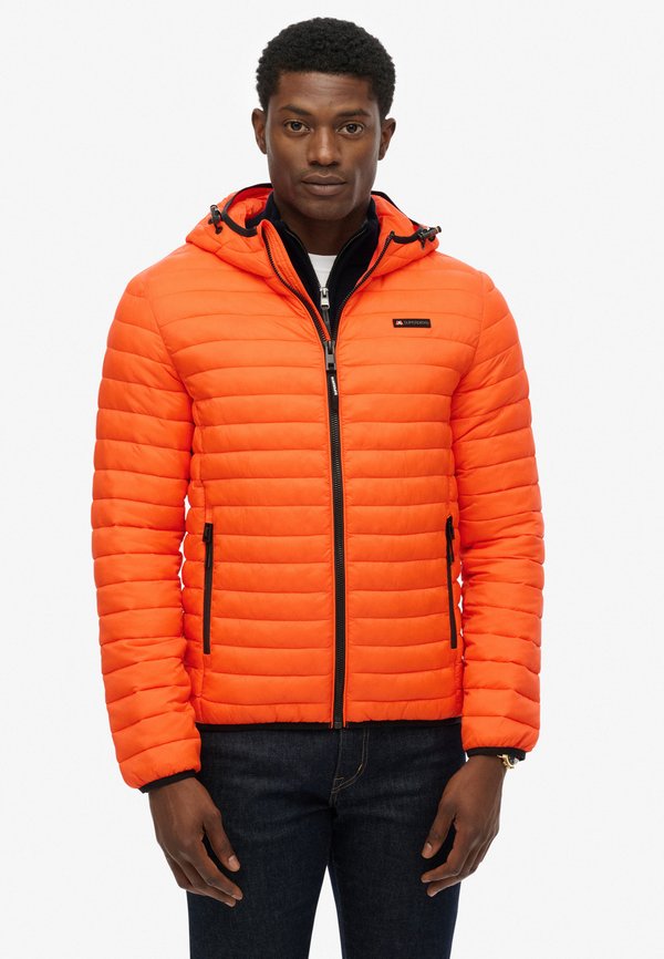 Superdry & Co HOODED FUJI LITE - Winter jacket - bold orange