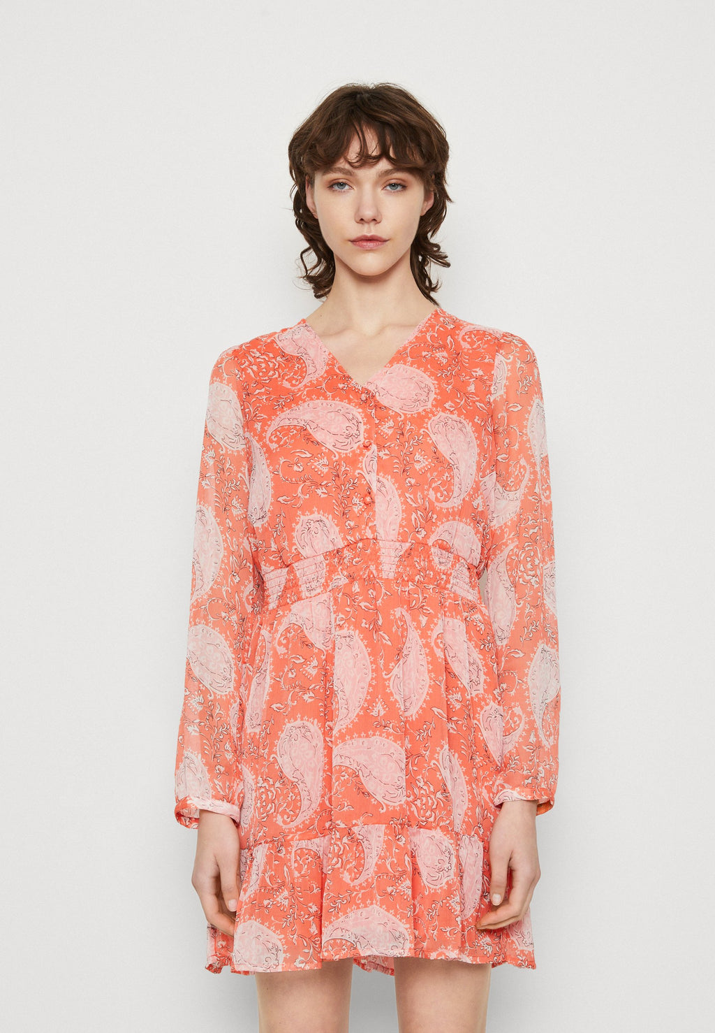 ONLY ONLAVEY V NECK DRESS