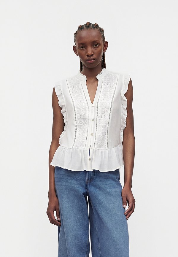 ONLY ONLHENNY - Button-down blouse - bright white