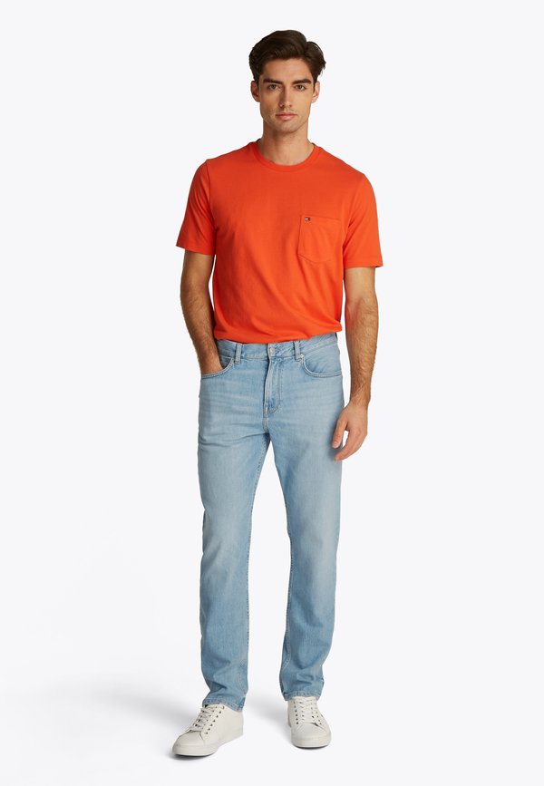 Tommy Hilfiger DENTON FADED SLIM STRAIGHT LEG JEANS - Straight leg jeans - heron blue