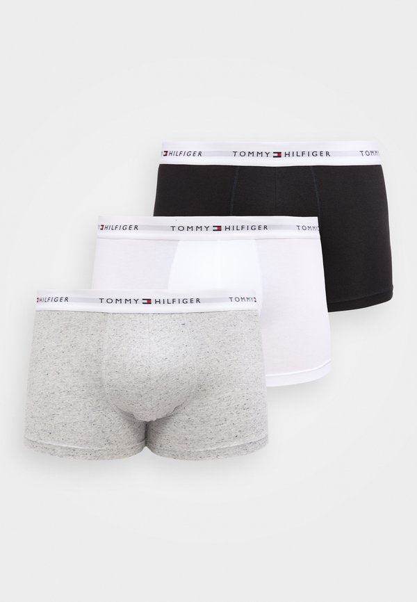Tommy Hilfiger SIGNATURE 3 PACK - Trunks - grey heather/black/white