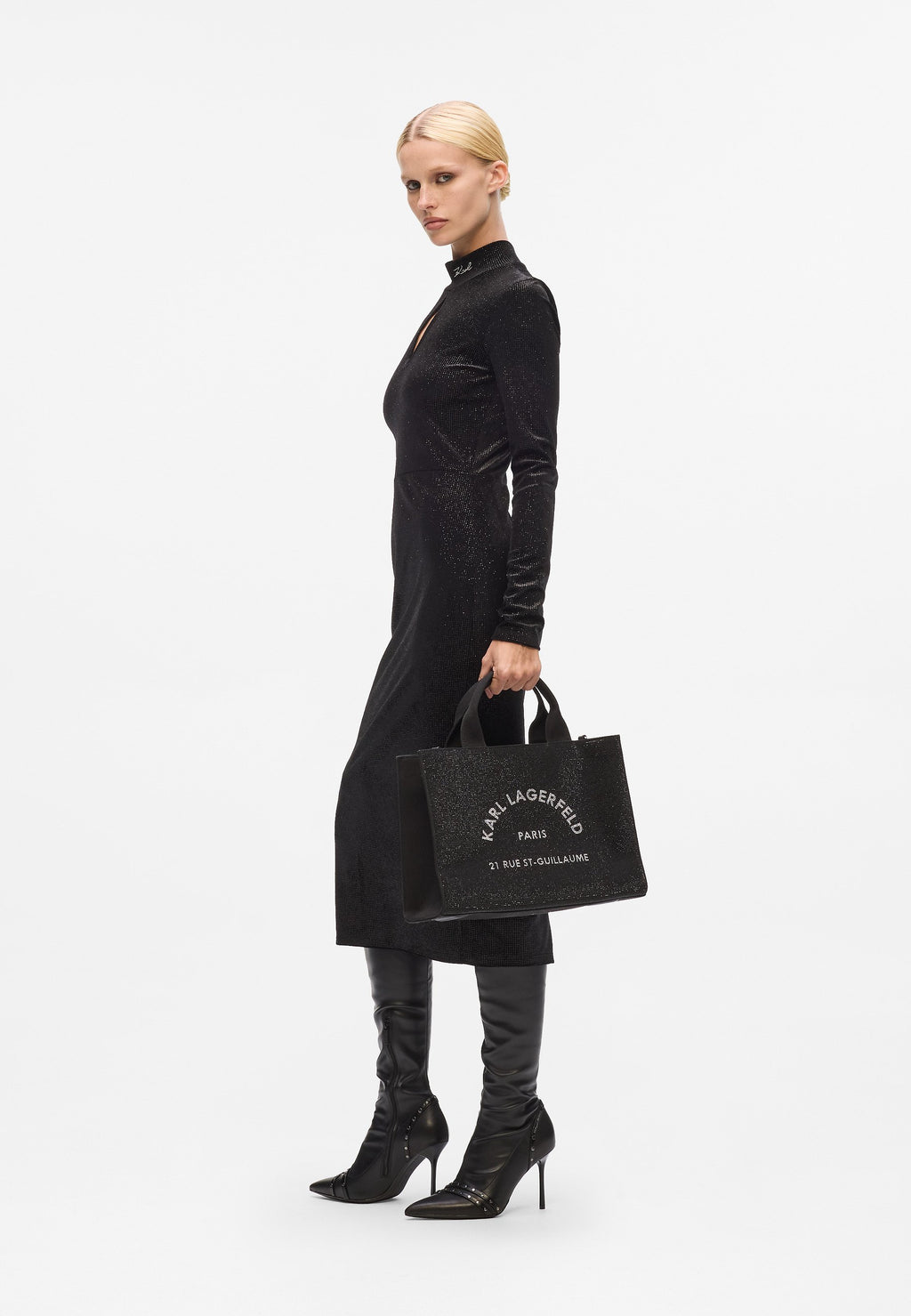 KARL LAGERFELD SQUARE TOTE