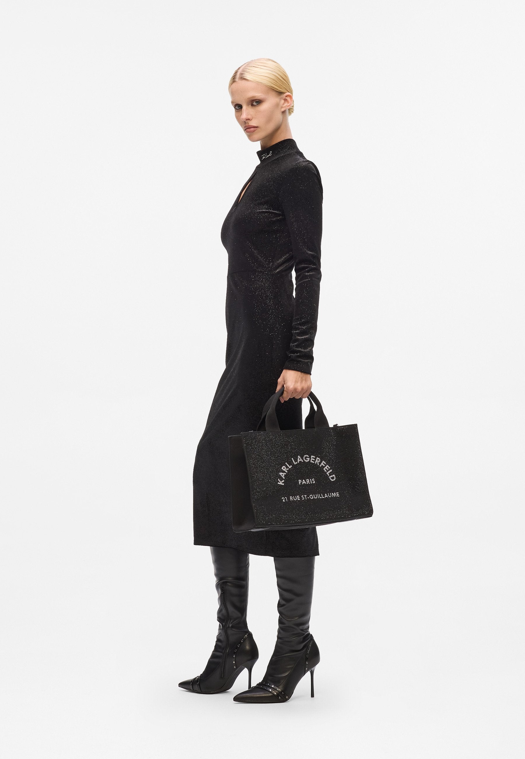 KARL LAGERFELD SQUARE TOTE