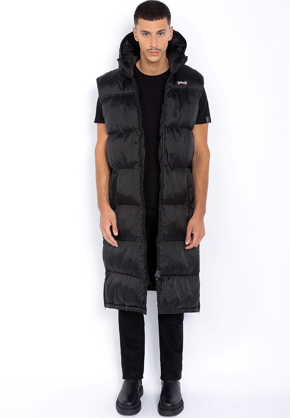 Schott SLEEVELESS EXTRA LONG PUFFER