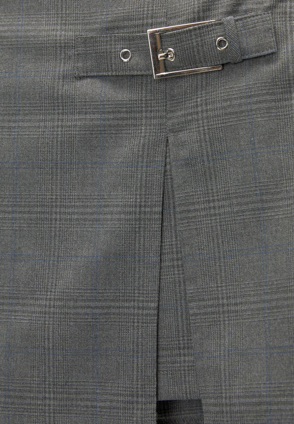 PULL&BEAR CHECK WITH BUCKLE - SKORT