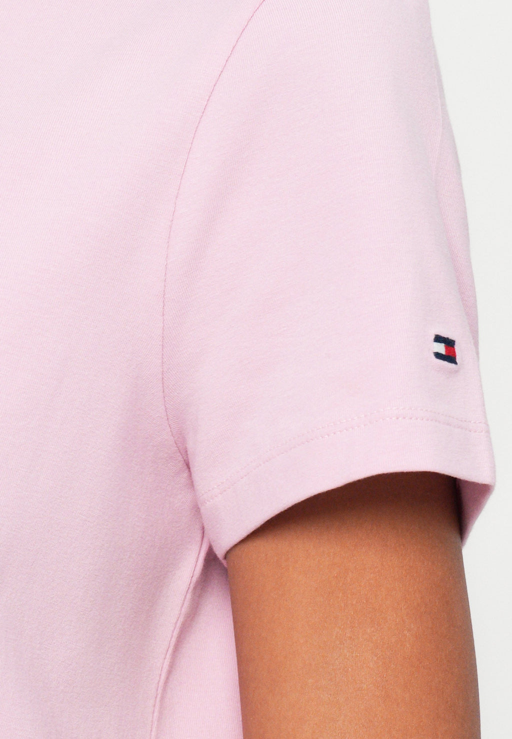LOGO EMBROIDERY JERSEY CREW NECK T-SHIRT Media 6
