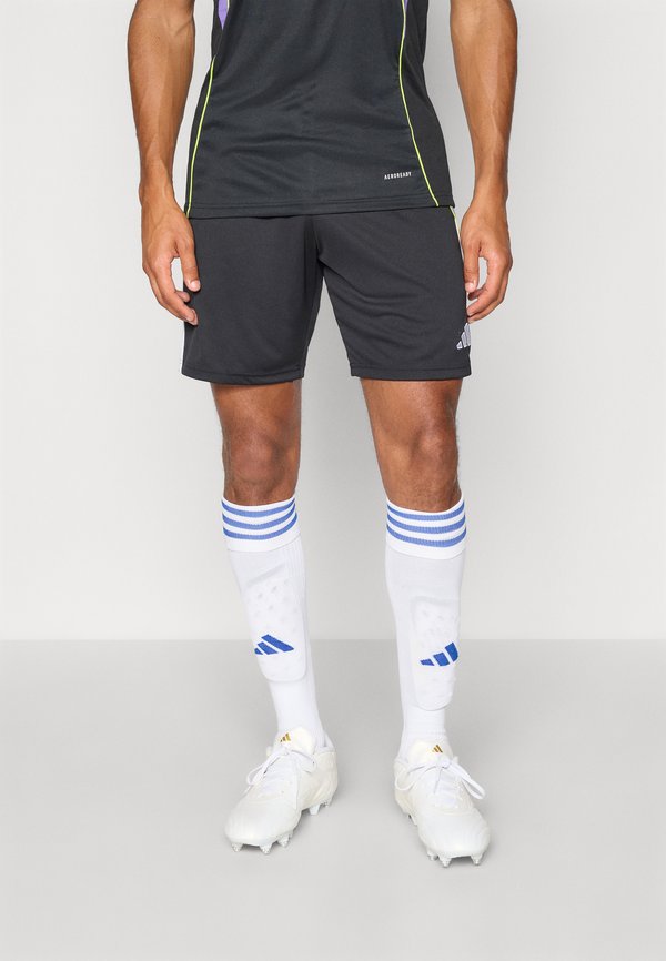 adidas Performance TIRO24 TRAINING SHORT - Sports shorts - black/purple rush