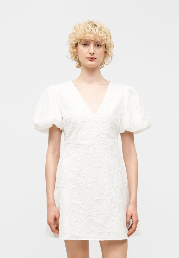 Vero Moda VMANN DRESS WOVEN - Day dress - snow white