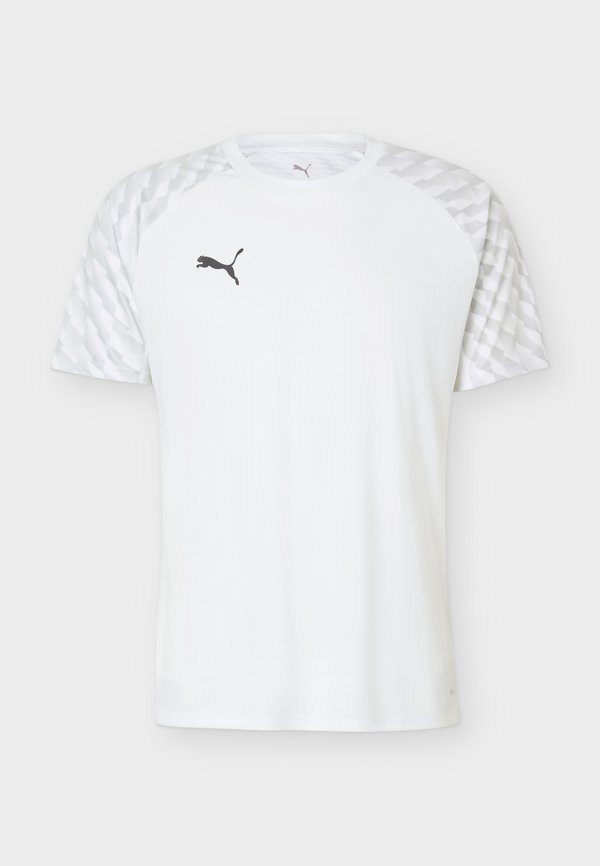 Puma TEAMLIGA26 - Sports T-shirt - white/black/flat light gray