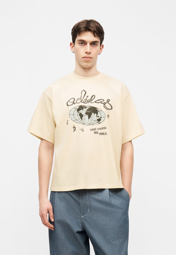 adidas Originals ILLUST TEE - Print T-shirt - cream white