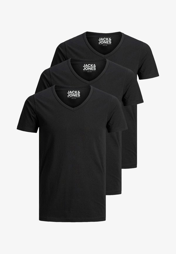 Jack & Jones Basic T-shirt - schwarz/schwarz/schwarz