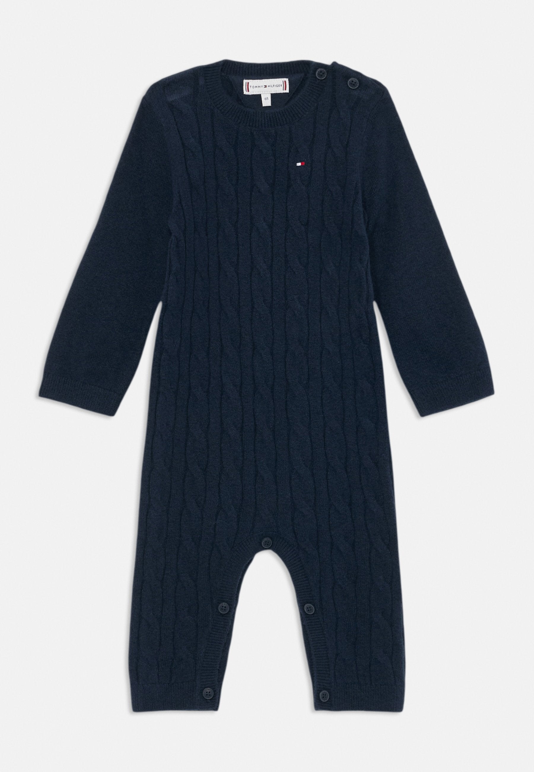 CABLE KNIT RELAXED COVERALL Media 1
