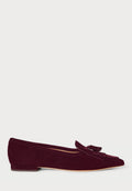 Lauren Ralph Lauren LONDYN SHEEP-SUEDE KILTIE BALLET FLAT