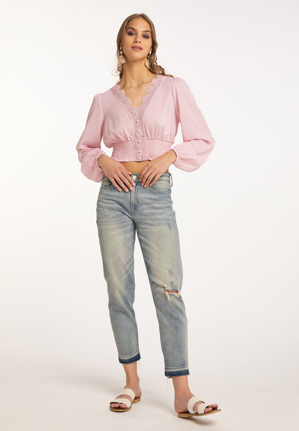 IZIA CROPPED LANGARM GAYA