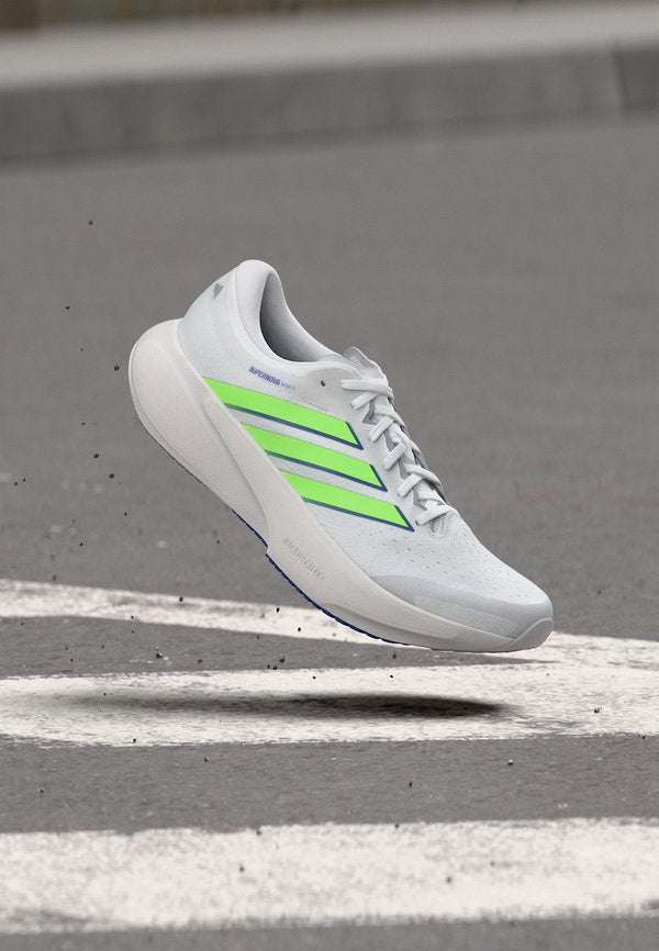 adidas Performance SUPERNOVA RISE 3 M - Road running shoes - footwear white/lime burst/dash grey