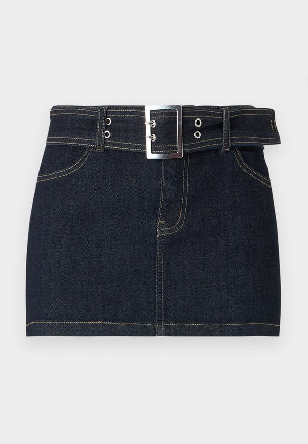 ONLY Denim ONLWAUW Denim Mini - Mini skirt - dark blue denim