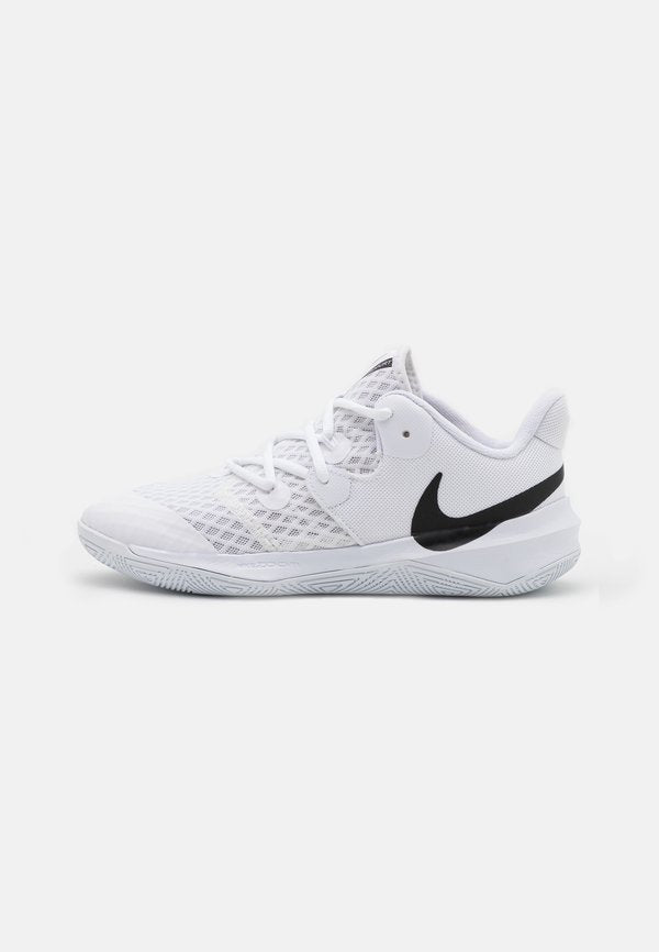 Nike Performance ZOOM HYPERSPEED COURT UNISEX - Handball shoes - white/black