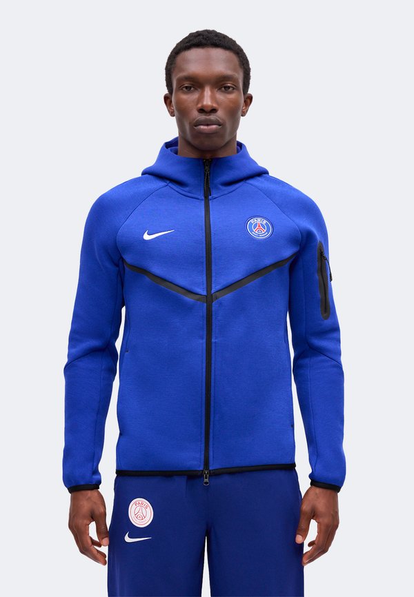Nike Performance PSG HOODIE - Training jacket - old royal/white