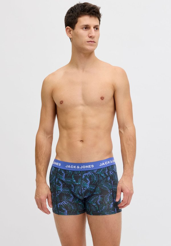 Jack & Jones JACTODD FLOWER 3 PACK  - Trunks - dazzling blue pack atlantic deep  navy blazer