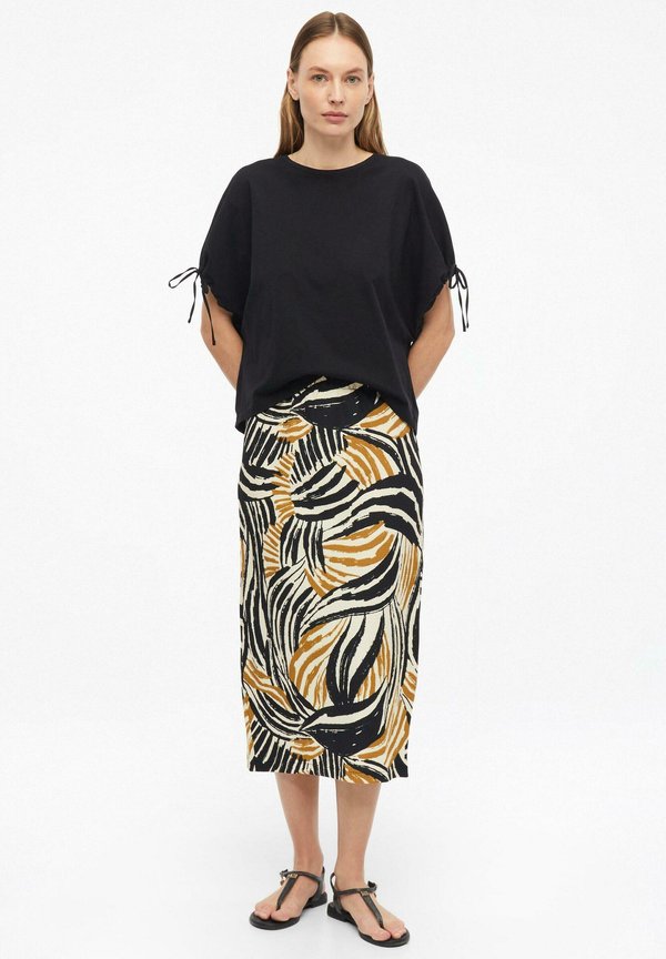 s.Oliver ROCK - Pencil skirt - ocker