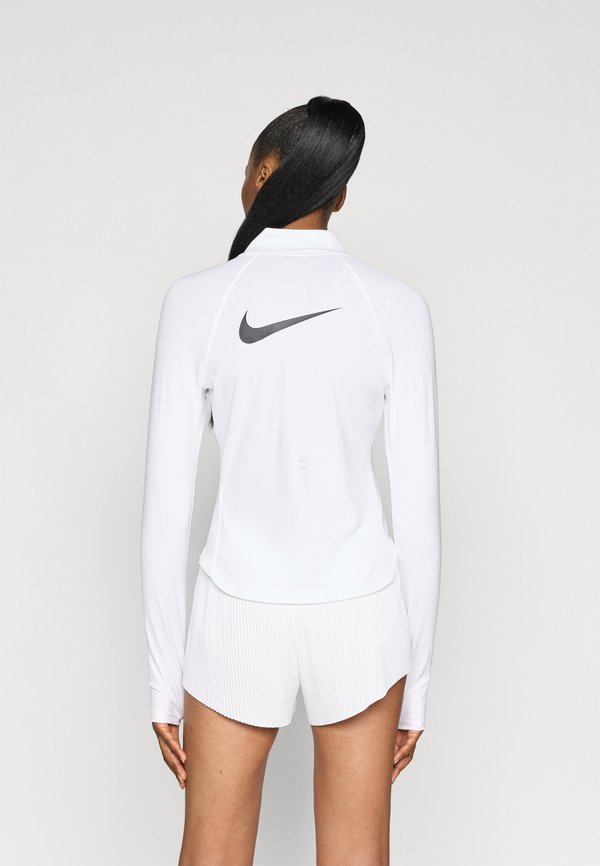 Nike Performance TEMPO  - Long sleeved top - white/black