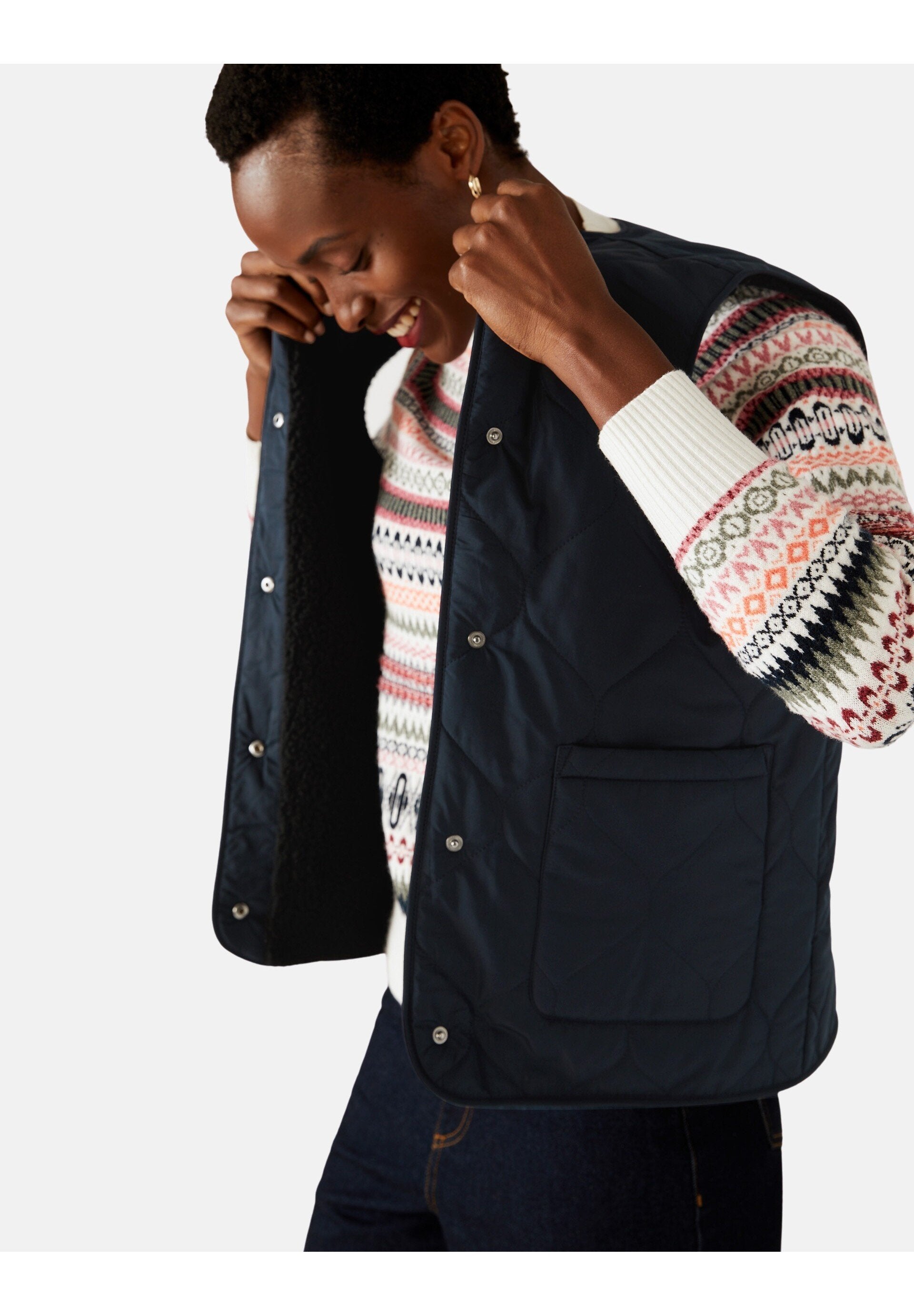 Marks & Spencer REV BORG GILET