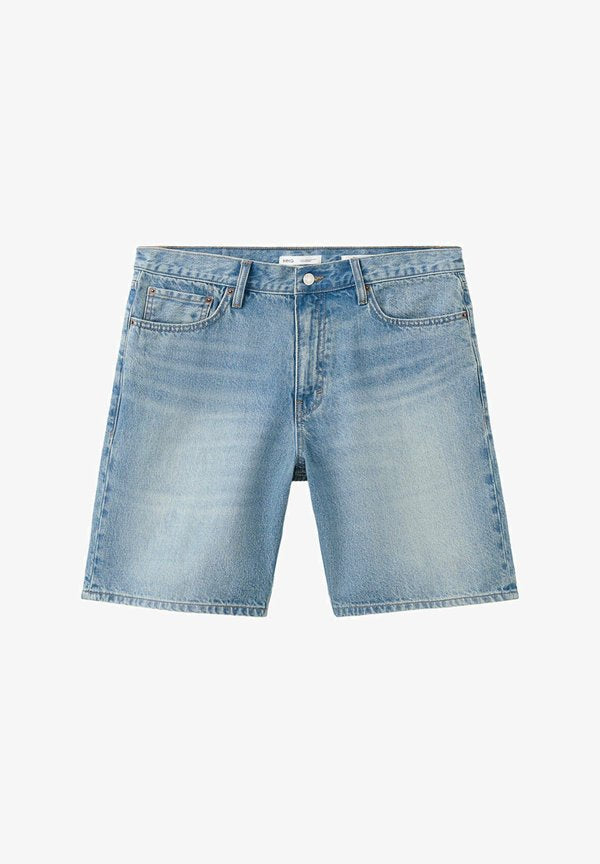 Mango ADULT - Denim shorts - blue