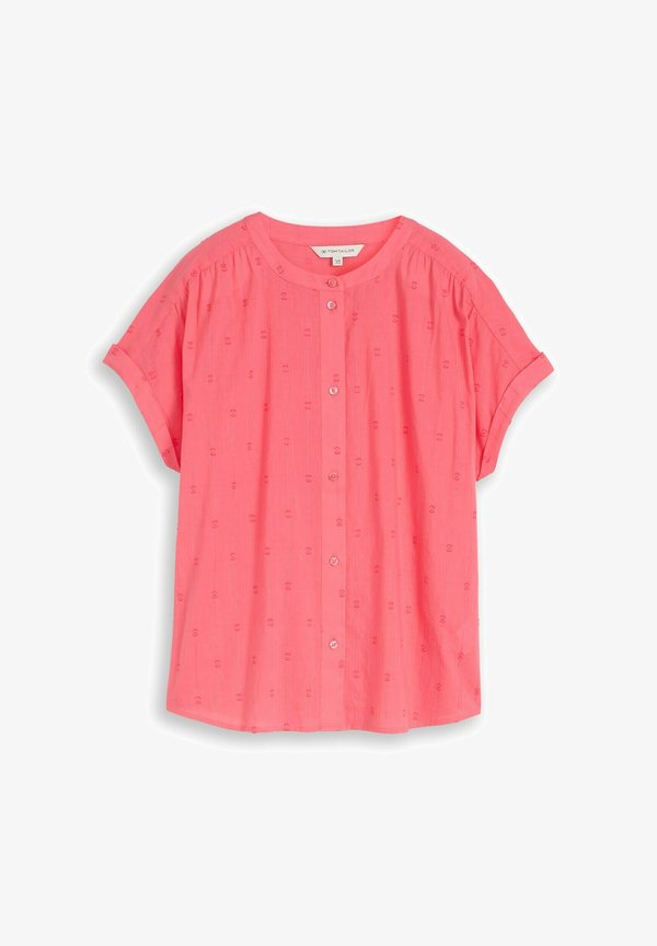 TOM TAILOR TOM TAILOR BLUSEN & SHIRTS LOOSE FIT BLUSE - Blouse - soft coral/pink