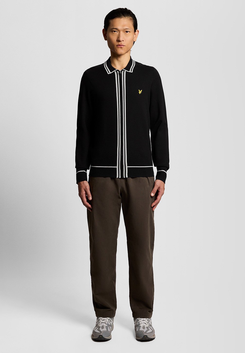 Lyle & Scott MID TIPPED ZIP THROUGH