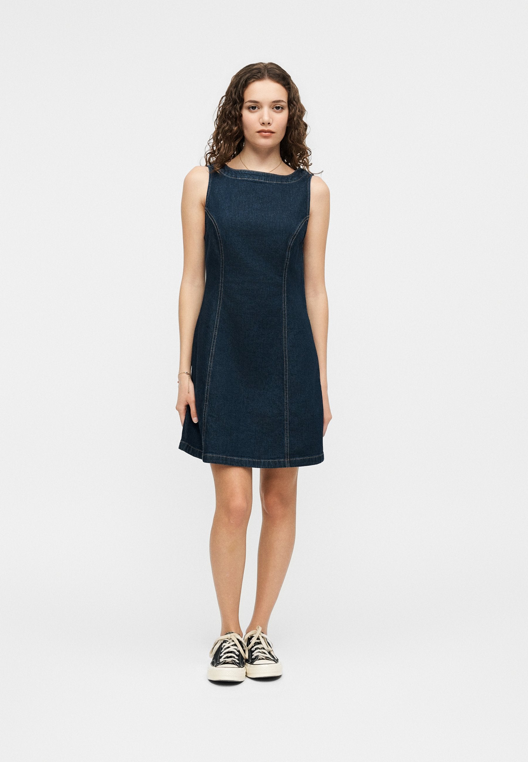 GAP Petite SCOOP MINI DRESS VADAM