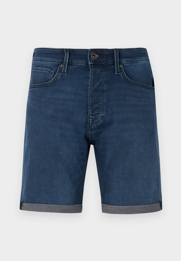 Jack & Jones JJIRICK JJICON  - Denim shorts - dunkelblau