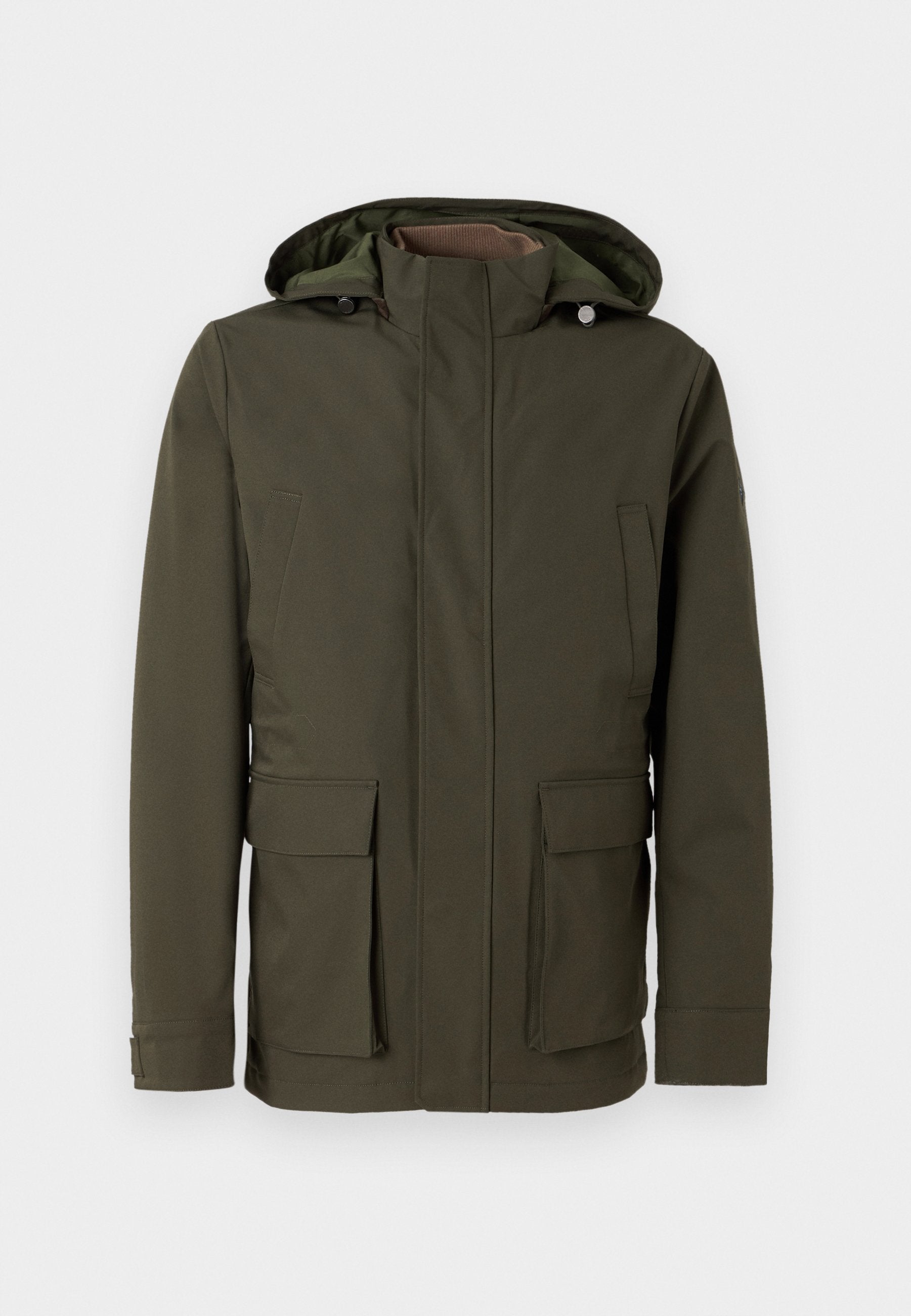Hackett London HOODED CARCOAT