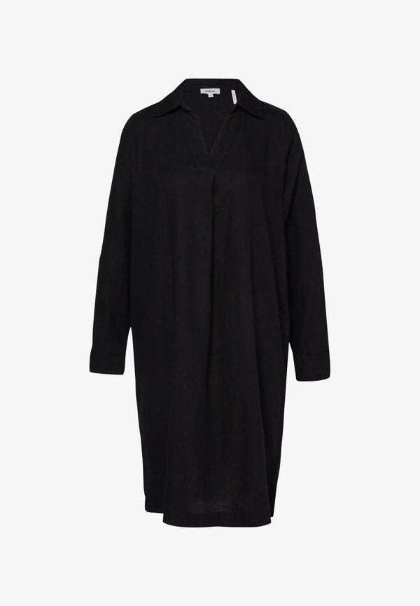 s.Oliver KLEID - Jersey dress - schwarz
